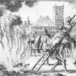 Drawing of the anabaptist persecution