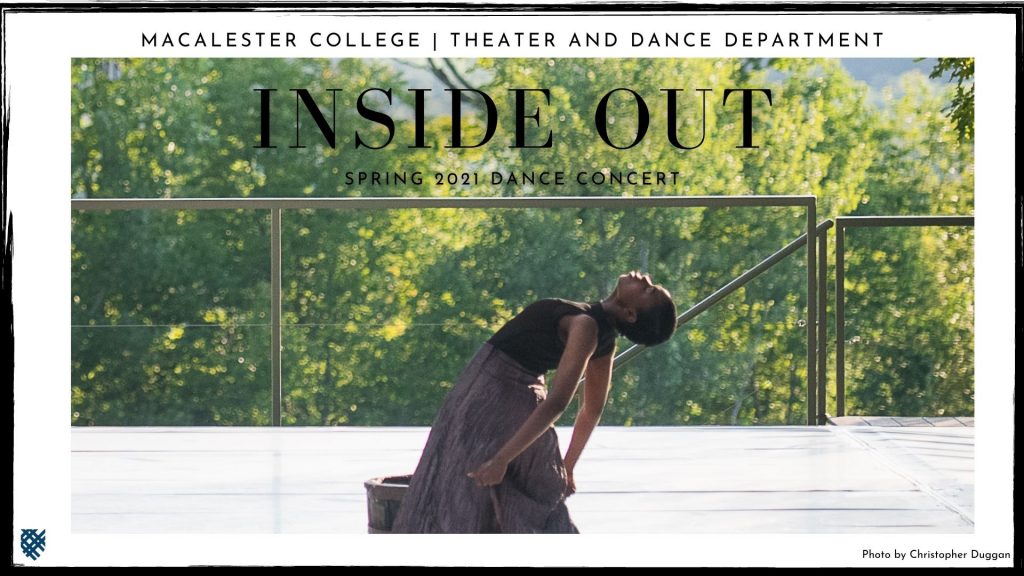 Inside Out publicity poster depicting a dancer on an outdoor stage