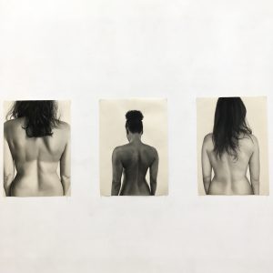 Photo exhibit of female nudes at gallery